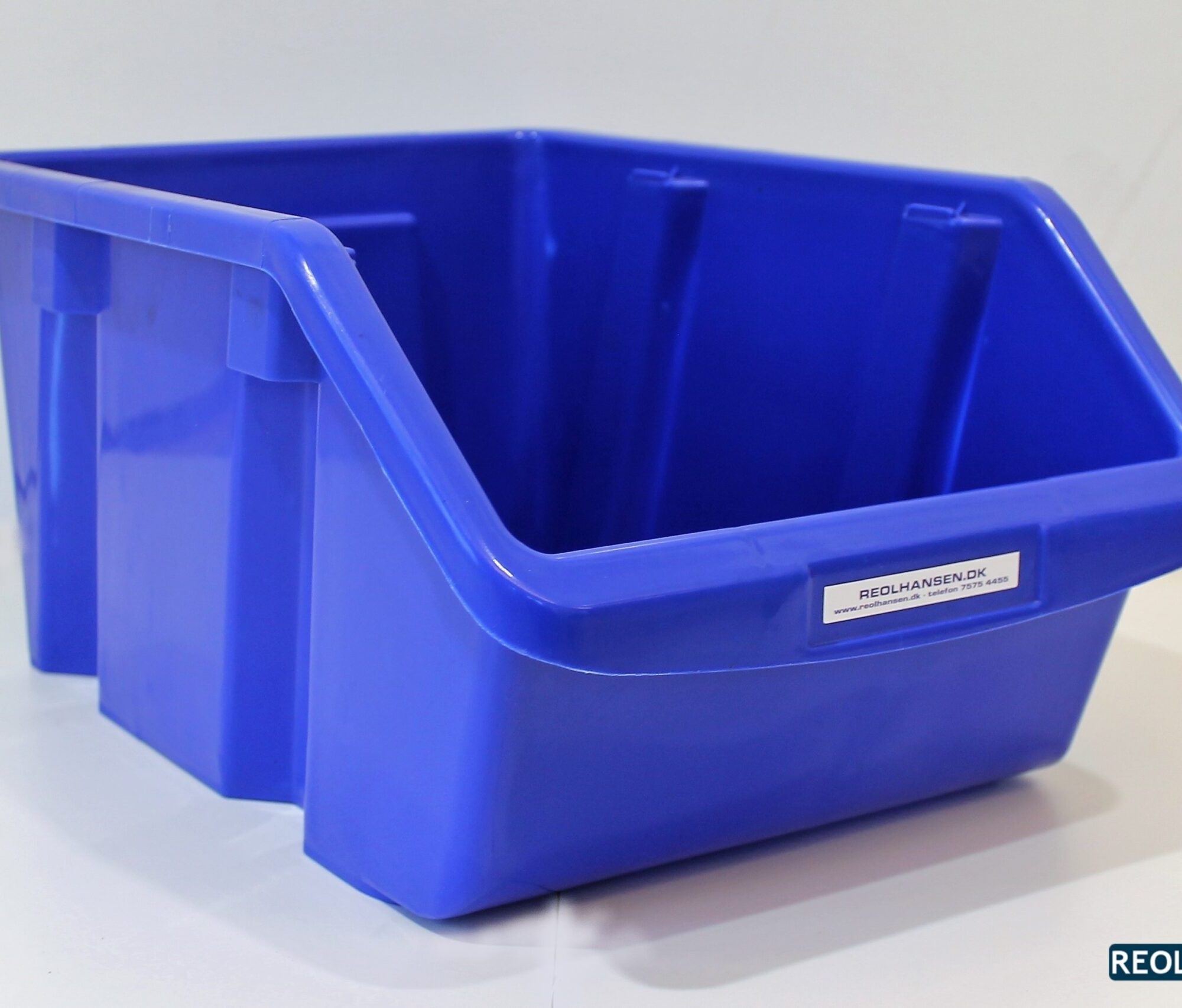 plukkasse plast blå 440x305mm til opbevaring