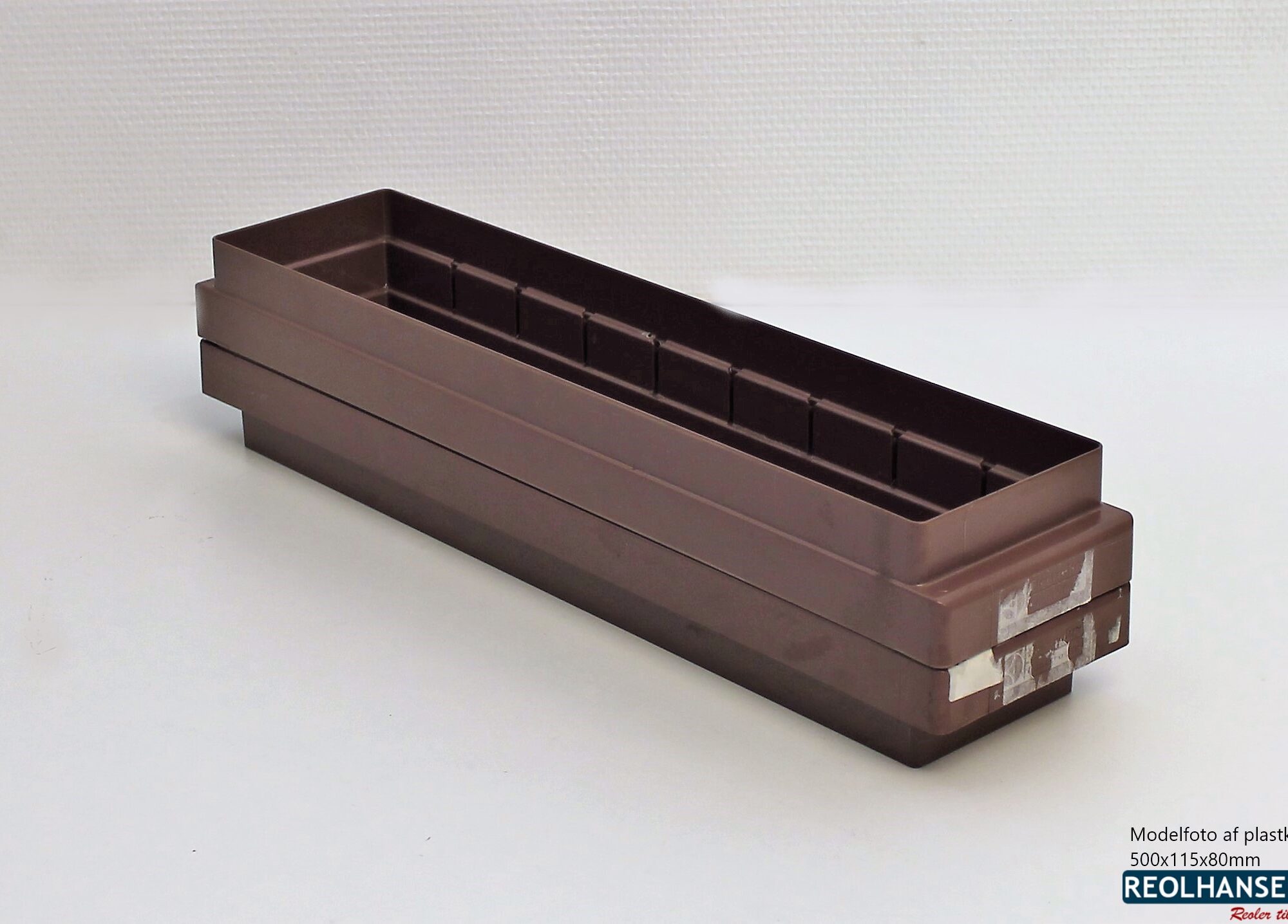 Brun plastkasse 500x115x80mm_4