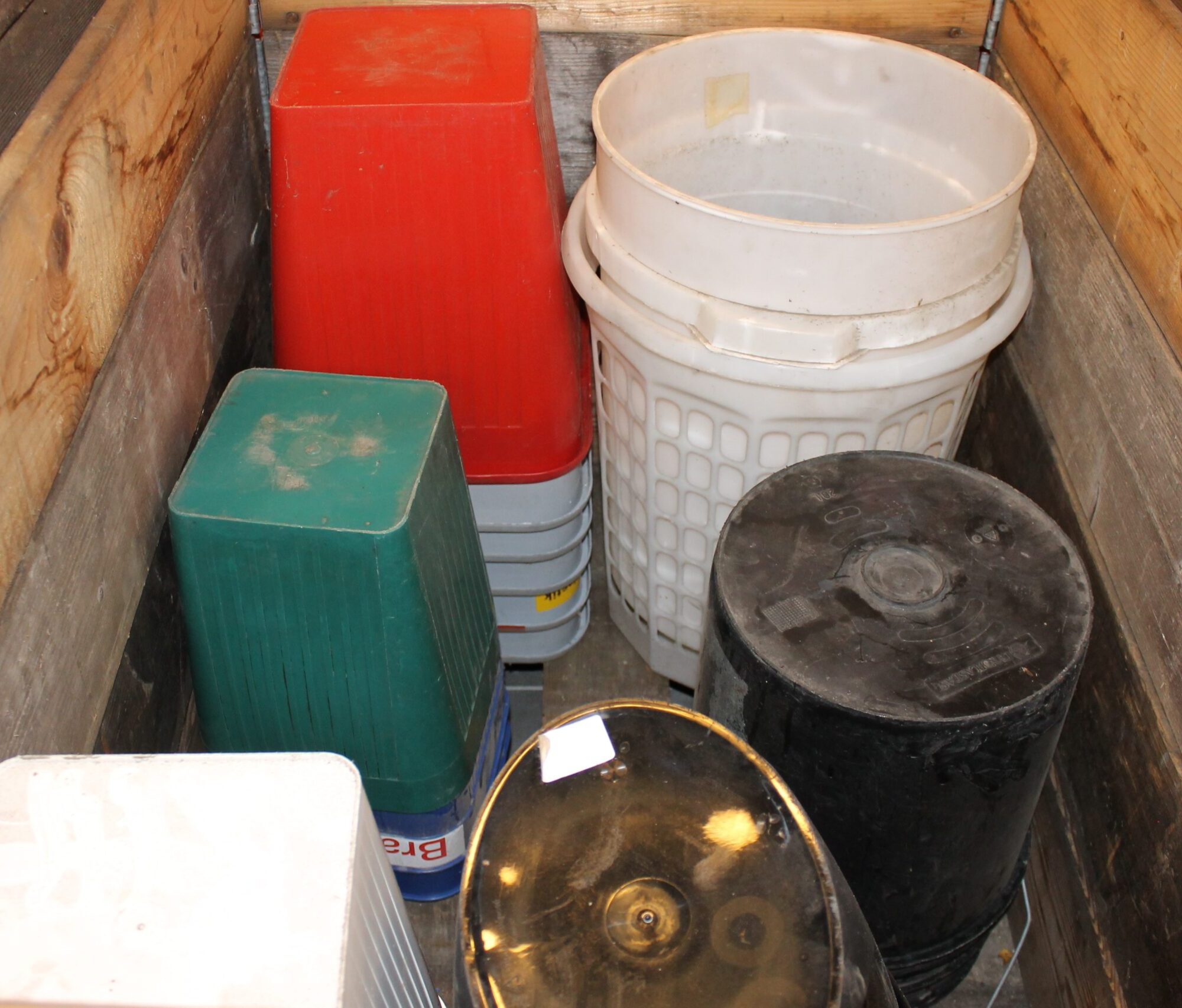 Brugte assorterede affaldsspande ca 30 stk.