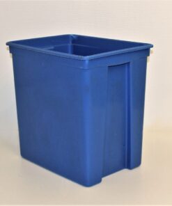 Blå affaldsspand 390x290x390mm