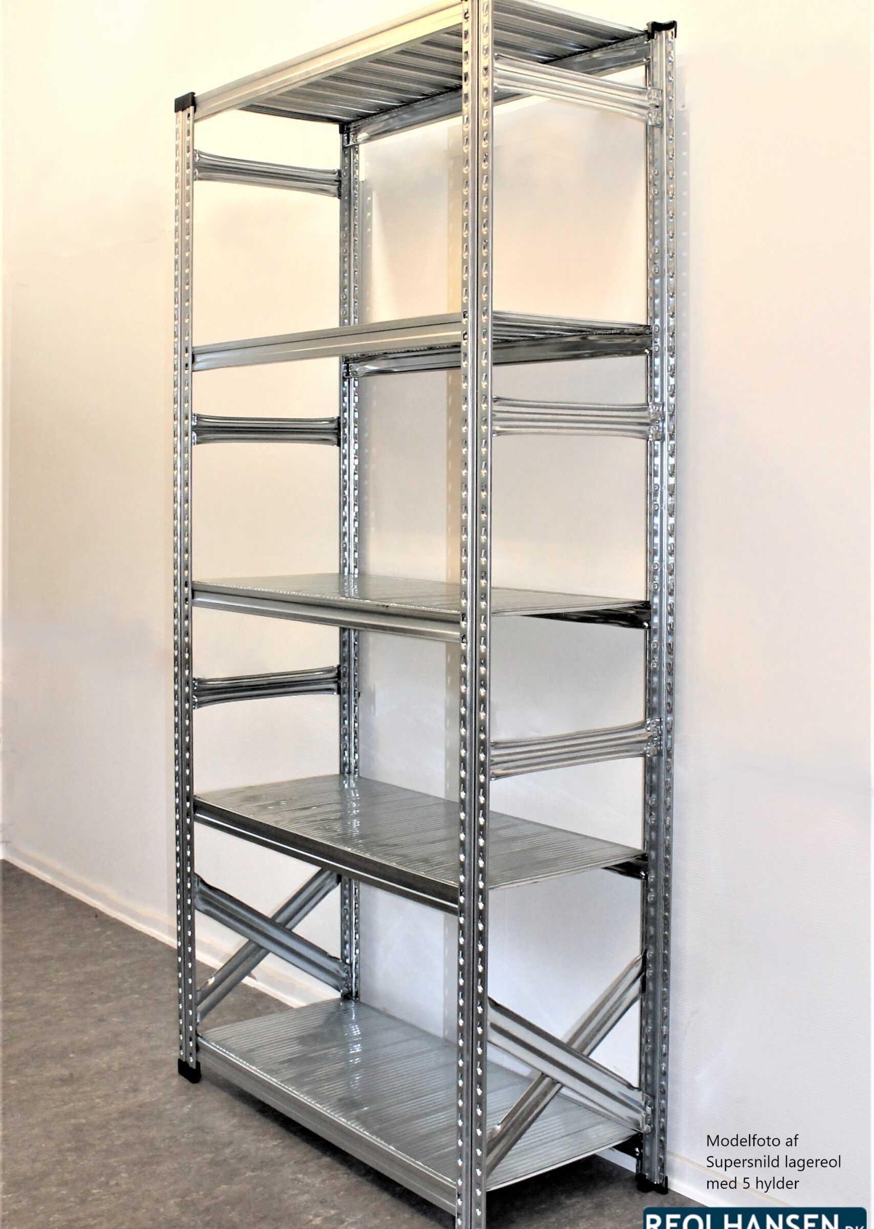 Supersnild - Startfag med 5 hylder til lagerreol