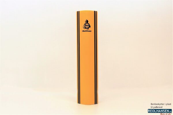 benbeskytter i plast til pallereol