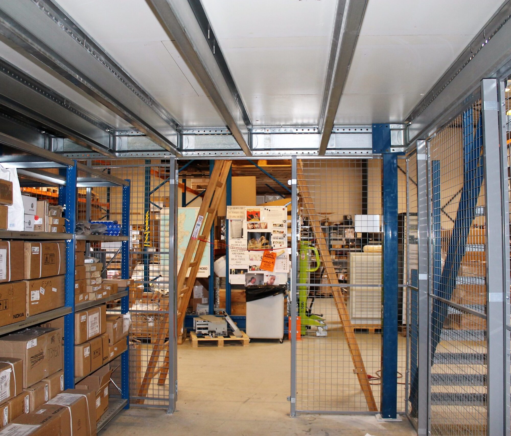 Mezzanin - Indskudt dæk