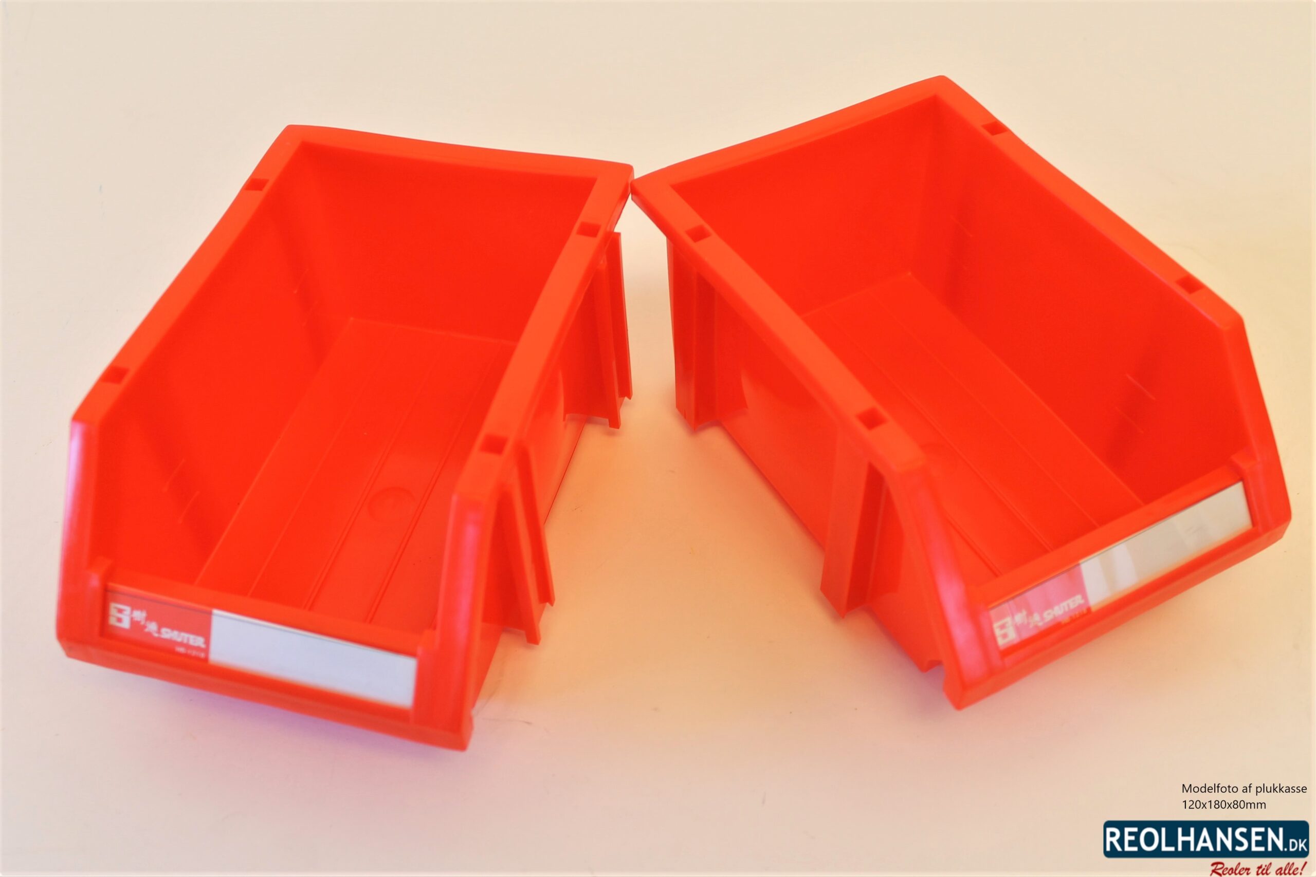 2 rød plukkasse 120x180x80mm
