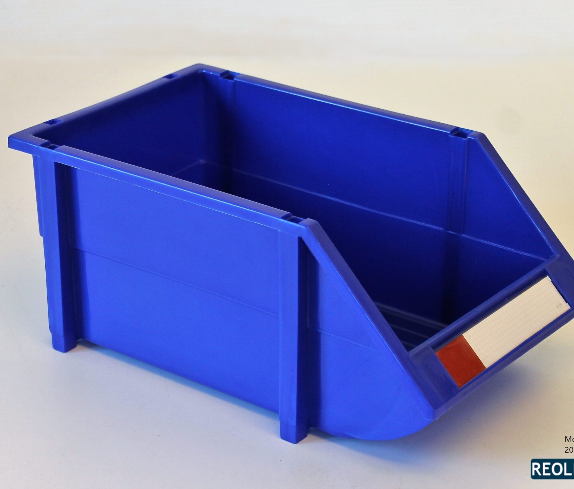 Plukkasse i blå plast 205x355x155mm