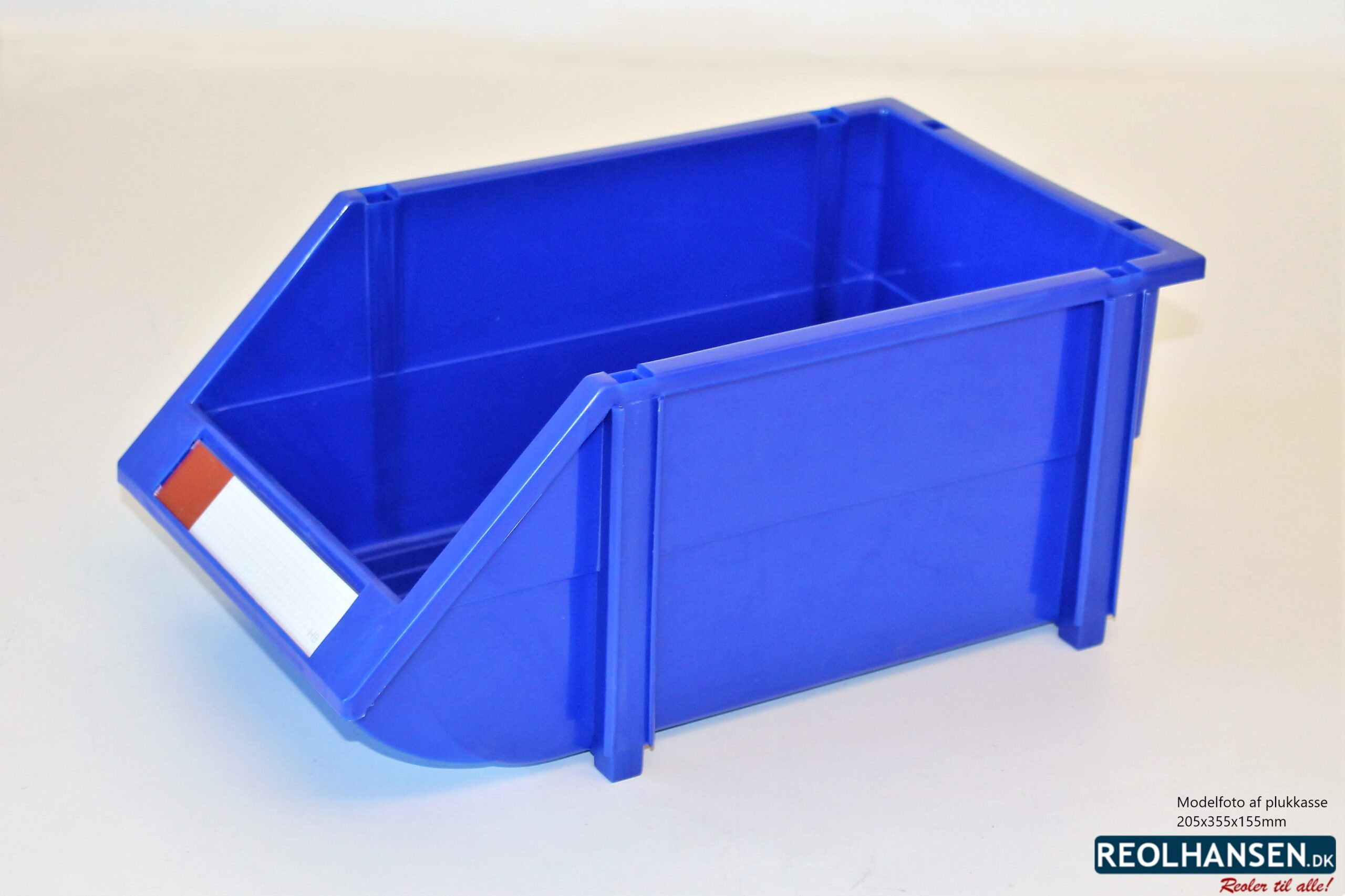 Blå plukkasse 205x355x155mm - 6 stk. - Billede 2