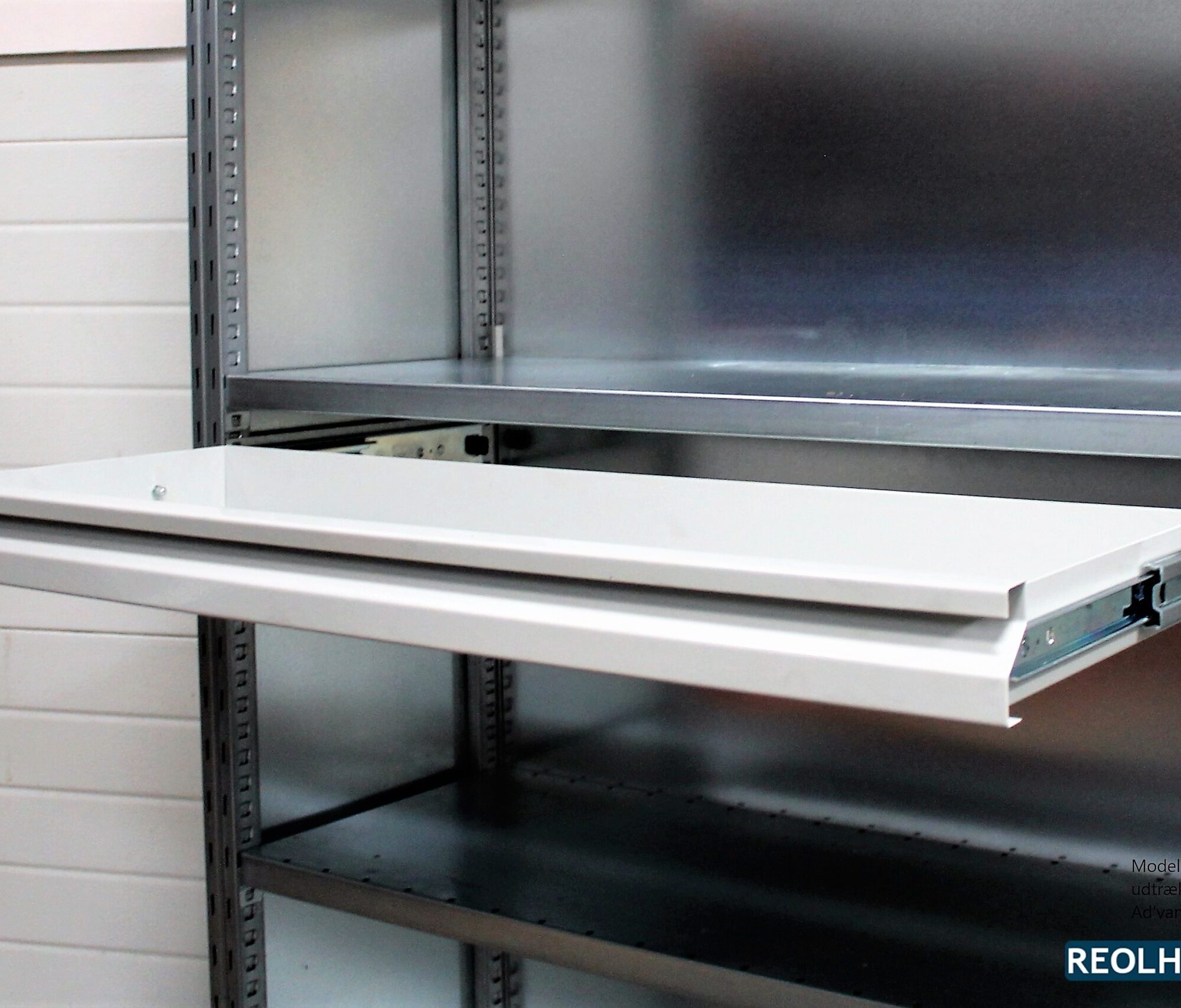 ad'vance 75mm udtræksskuffe til lagerreol