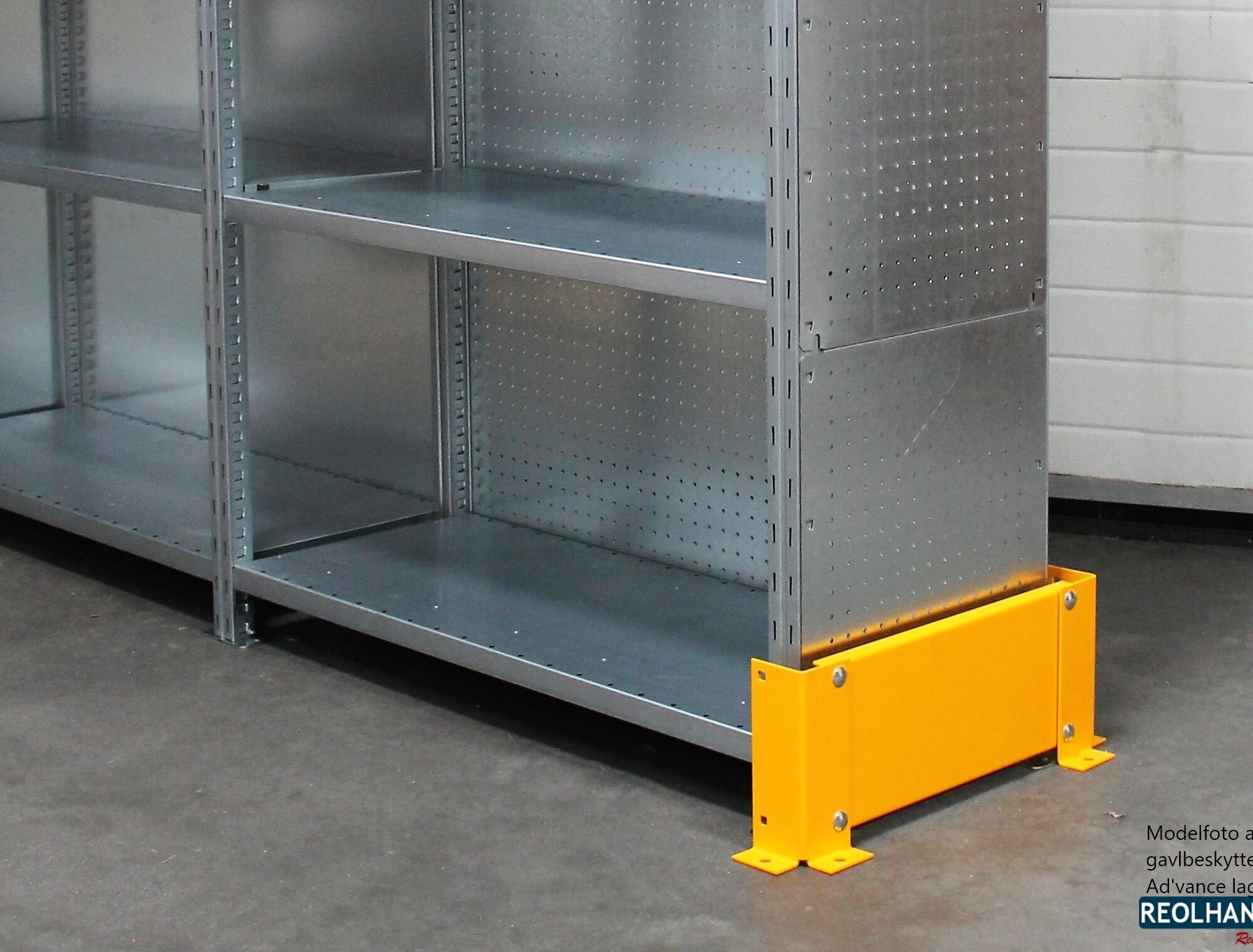 Gavlbeskyttelse til Ad'vance lagerreol