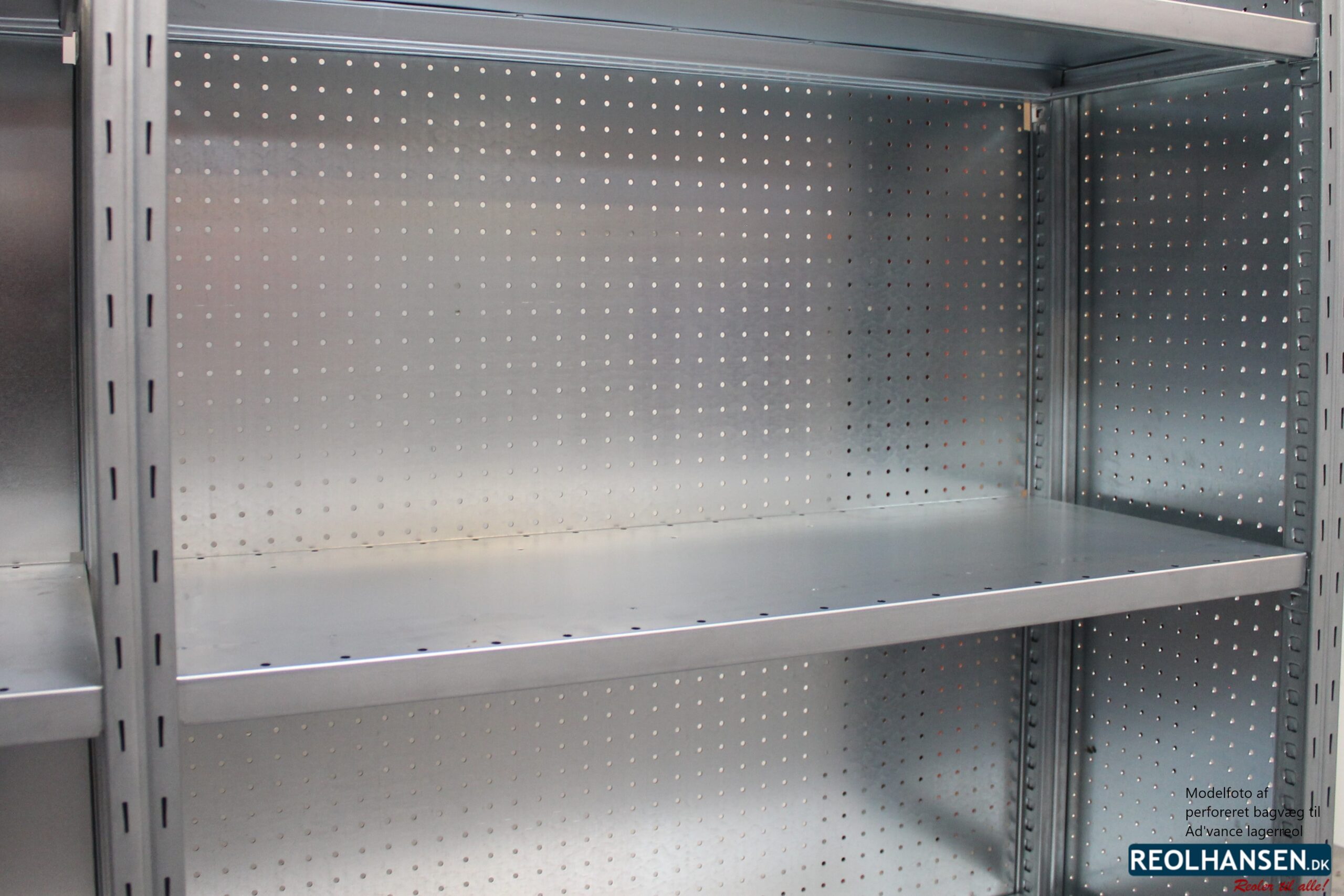 Perforeret bagvæg til Ad'vance lagerreol