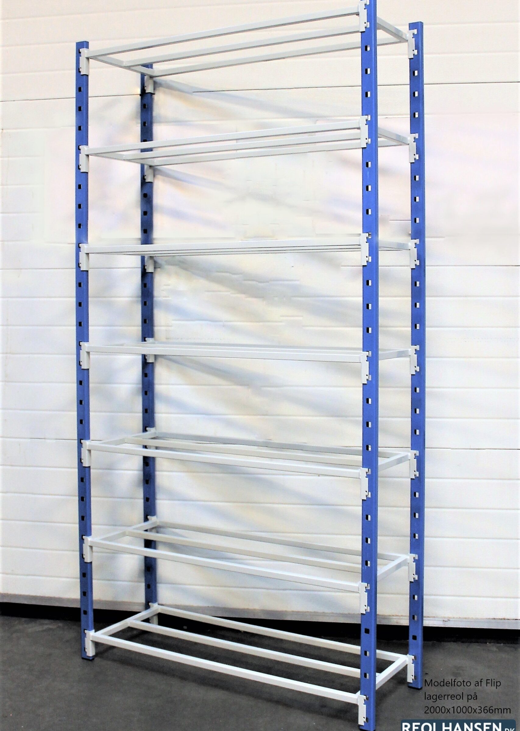 Startfag på 2000x1000x366mm til Flip lagerreol