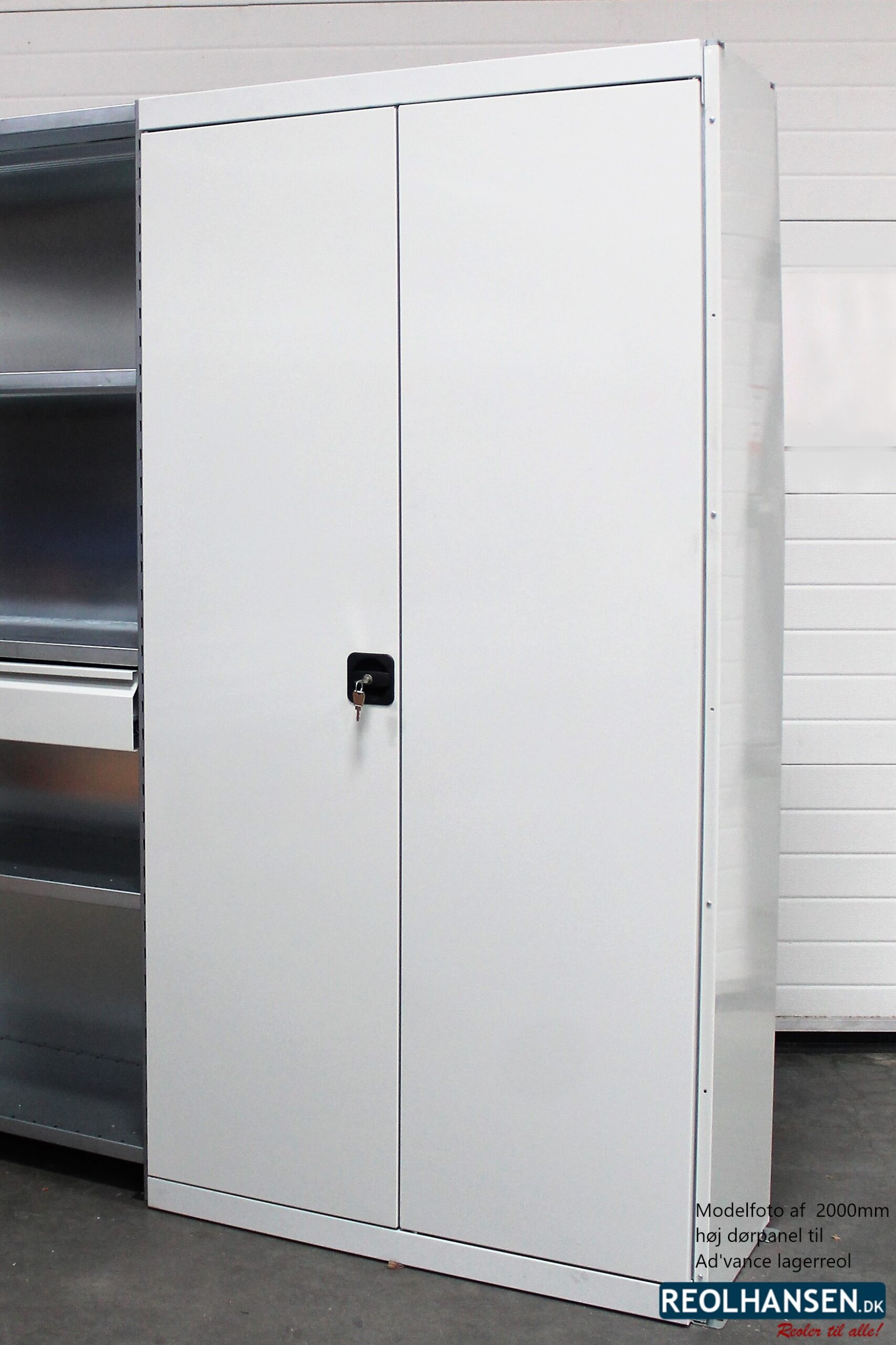 2000mm dørpanel til Ad'vance lagerreol