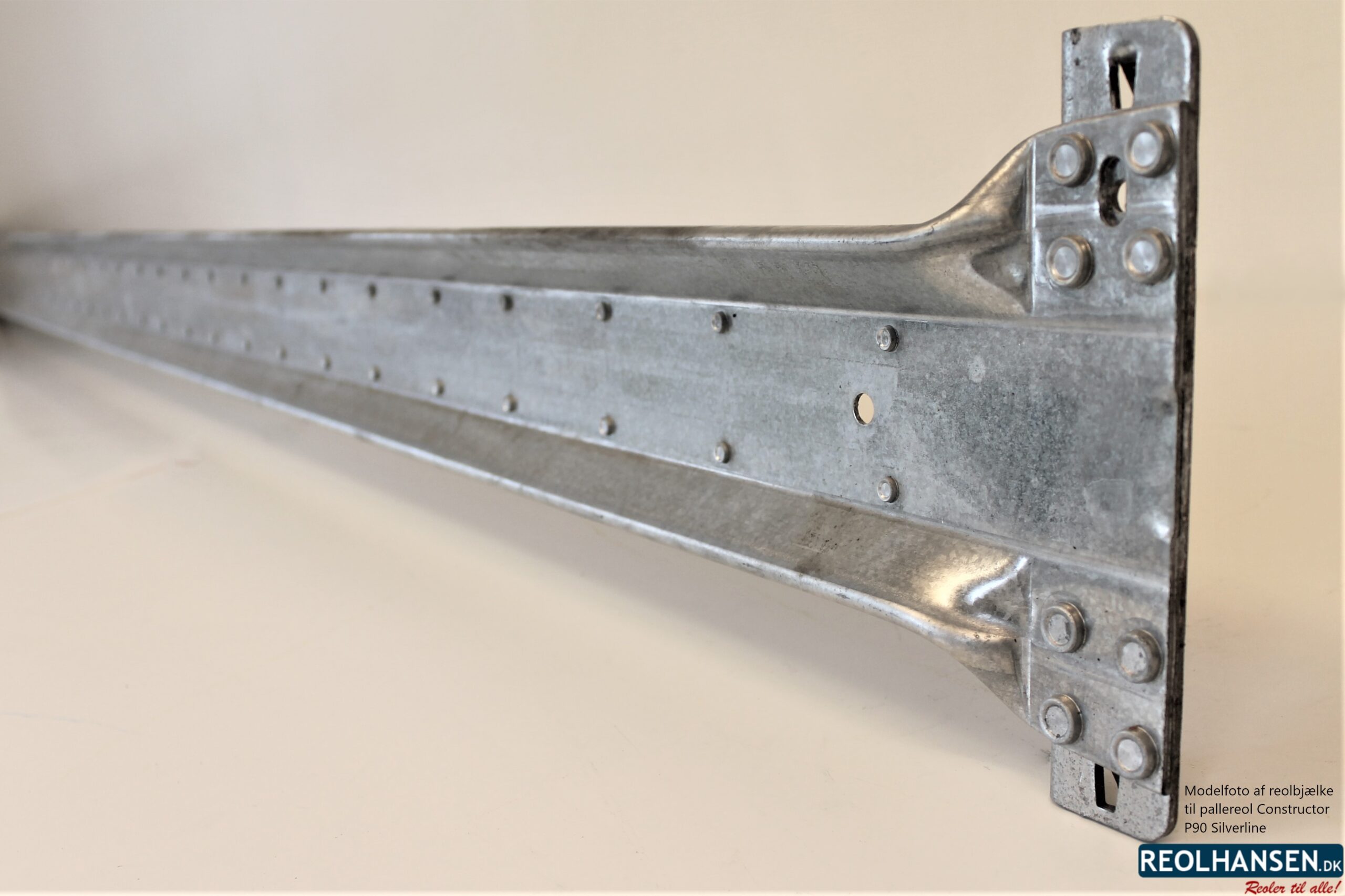 Pallereol Constructor P90 Silverline - Brugte reolbjælker - Billede 2