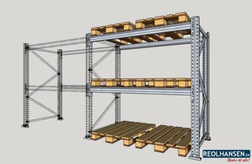Følgefag til EUS pallereol max 12,5 t