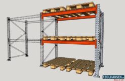 Følgefag til EUS pallereol med stigeben til max 12,5 t
