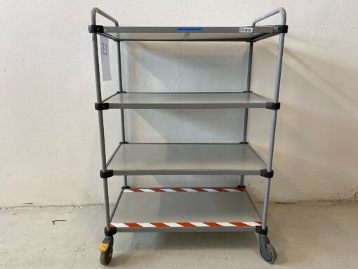 Reol på hjul med 4 hylder - 150x103x56cm