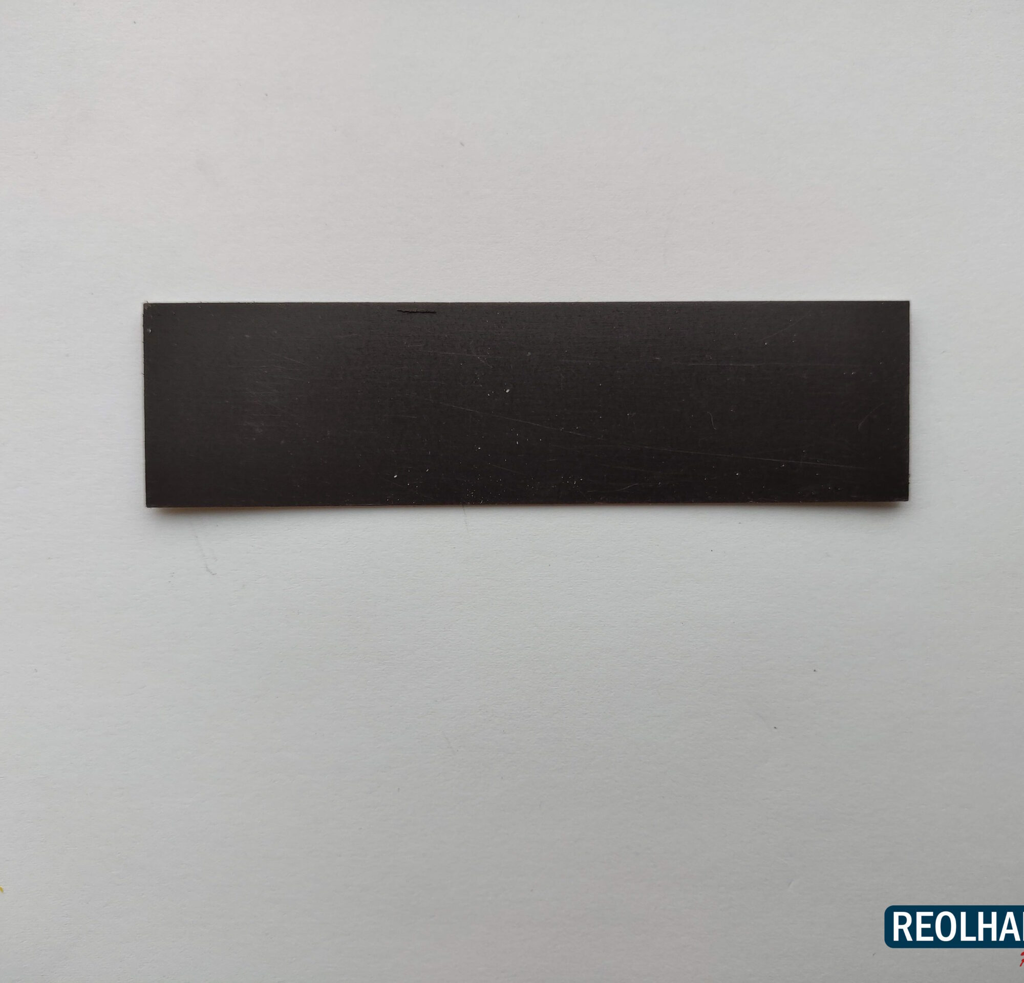 Lille hvid magnet bagside