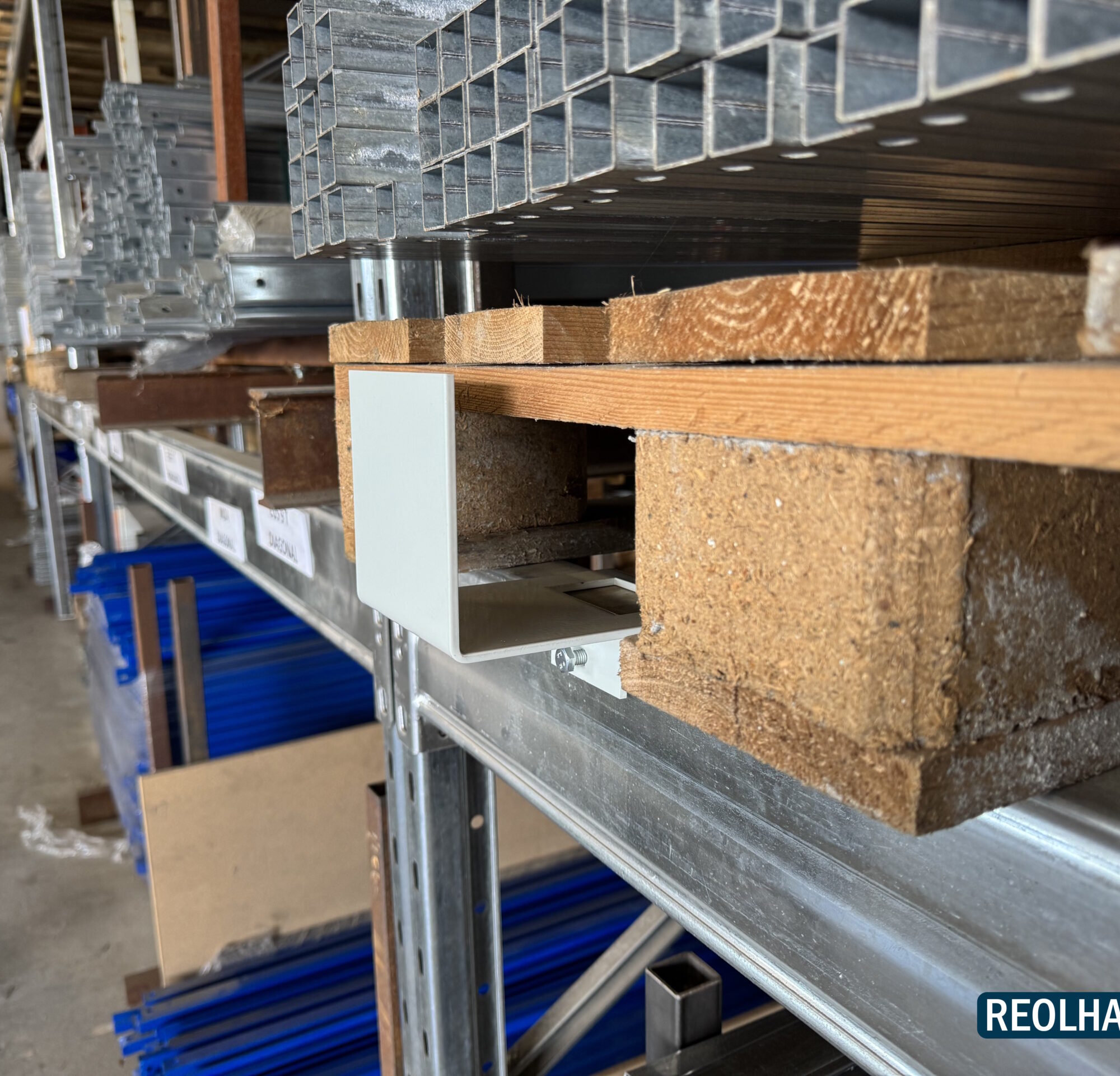 Pallestop easyclick monteret