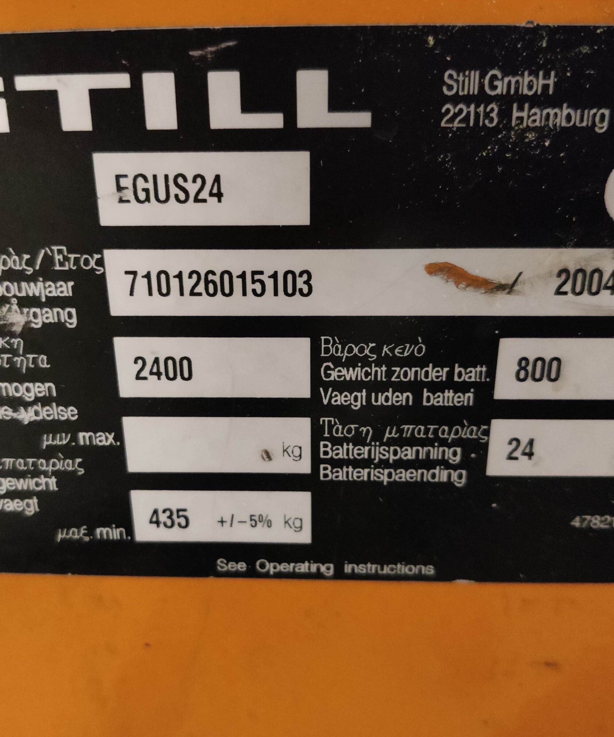 Vakuum stabler stelnummer