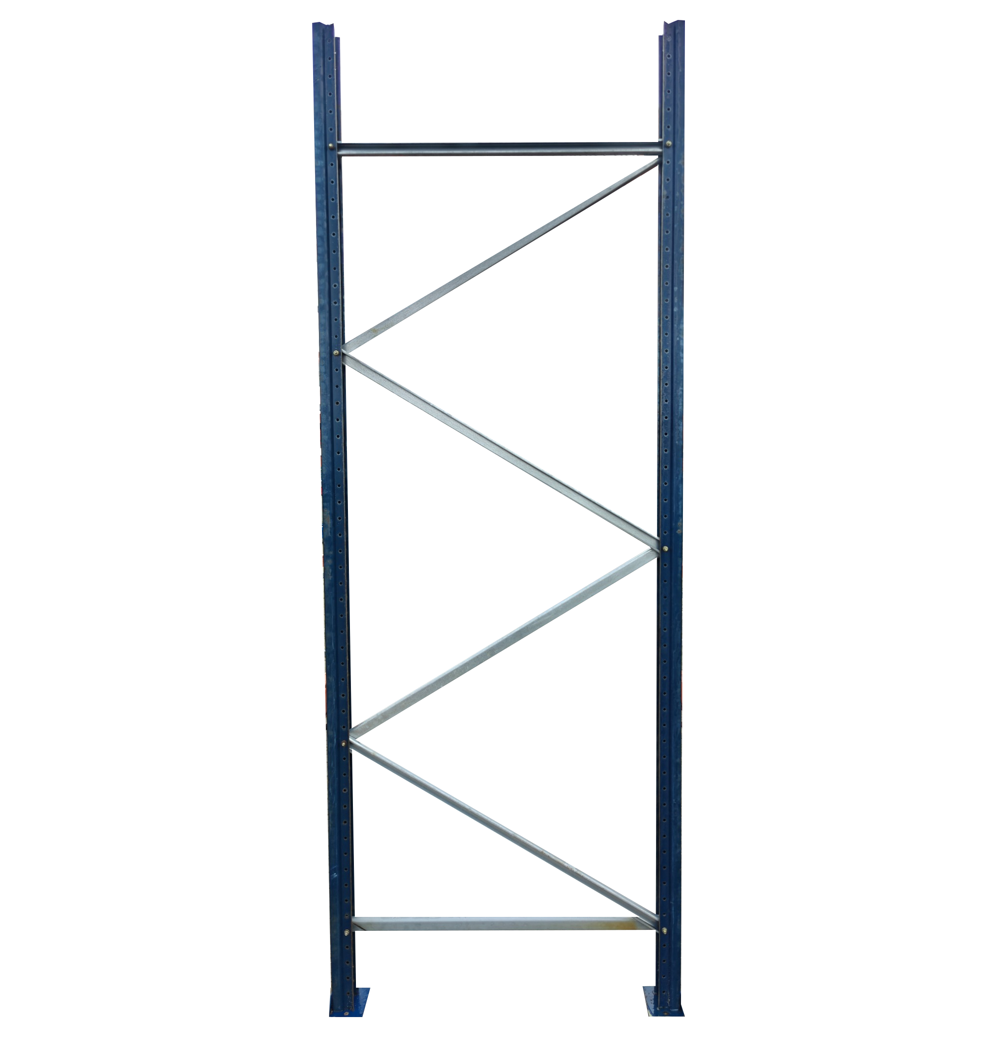 Brugt Mecalux reolstige 3000 x 1100 mm med original slitage og rust